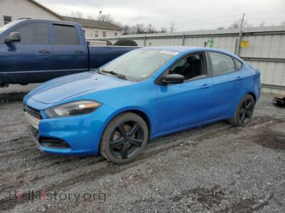 2015 Dodge DART DART SXT, blue — VIN 1C3CDFBB3FD193897, Copart