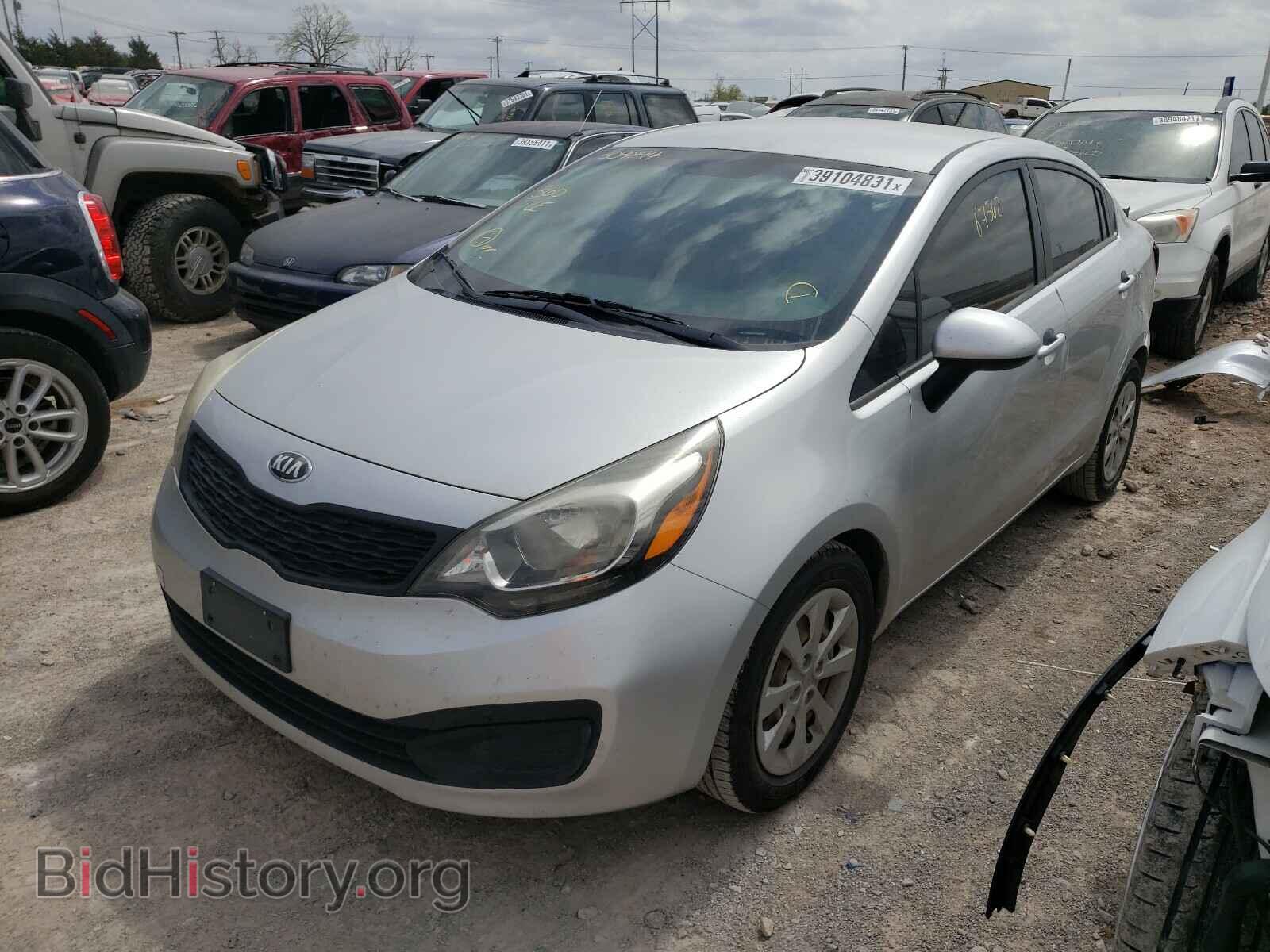 2013 KIA RIO - VIN: KNADM4A32D6309894 - Фото 2