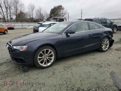 2013 Audi A5 Premium Plus, синий — VIN WAULFAFR3DA028198, Copart