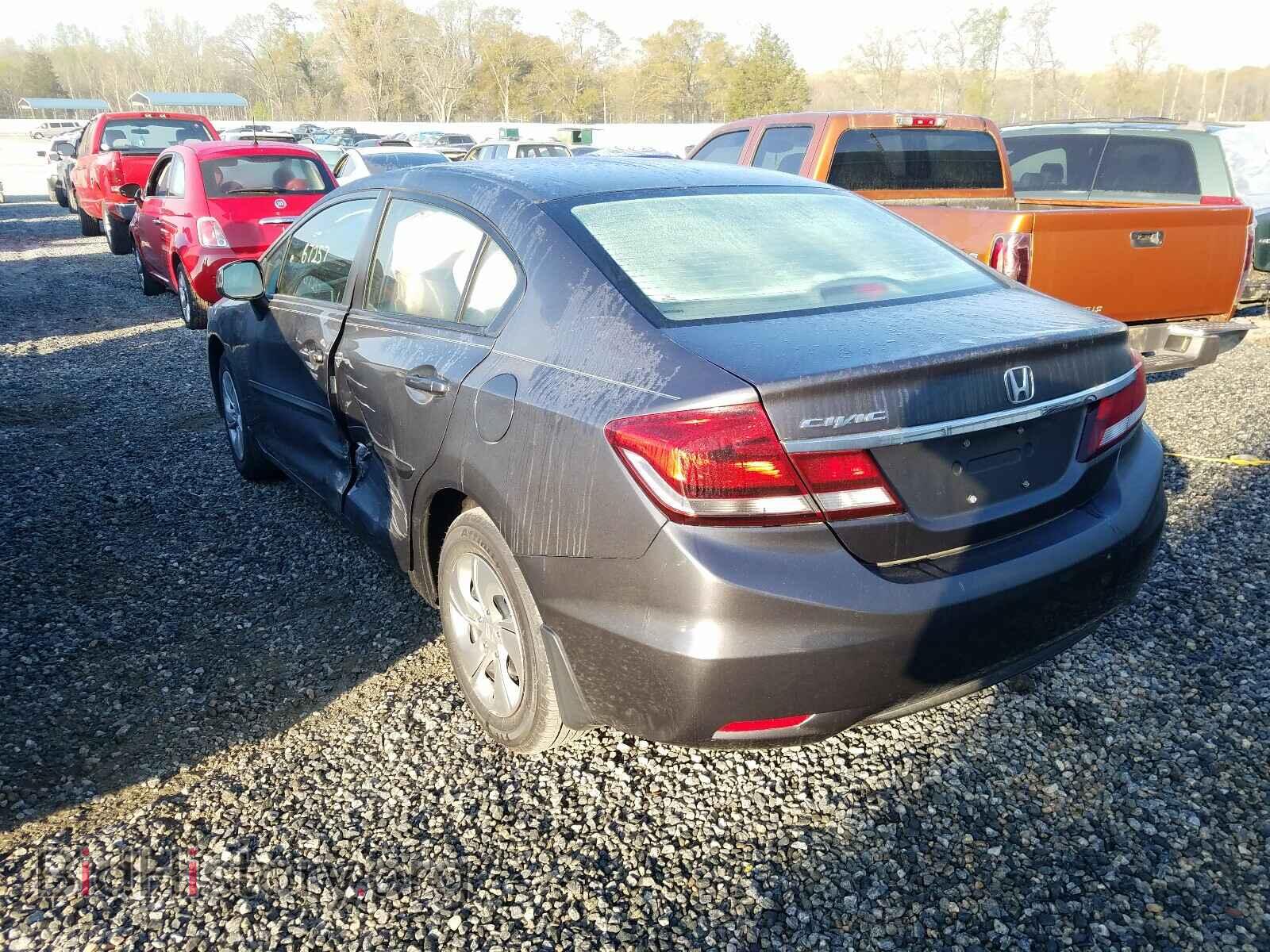 2013 HONDA CIVIC - VIN: 19XFB2F57DE060132 - Фото 2