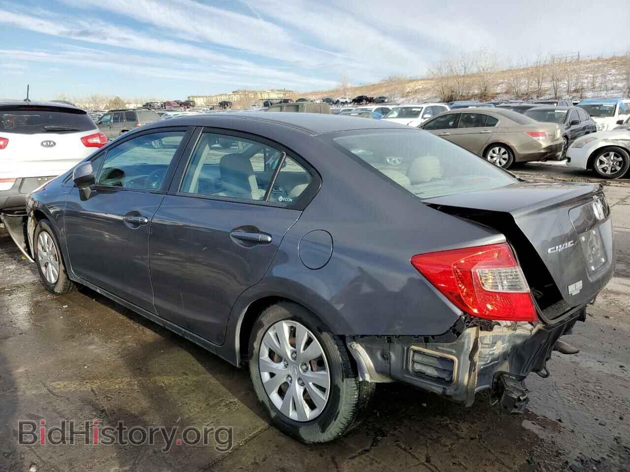 2012 HONDA CIVIC - VIN: 2HGFB2F55CH574842 - Фото 2