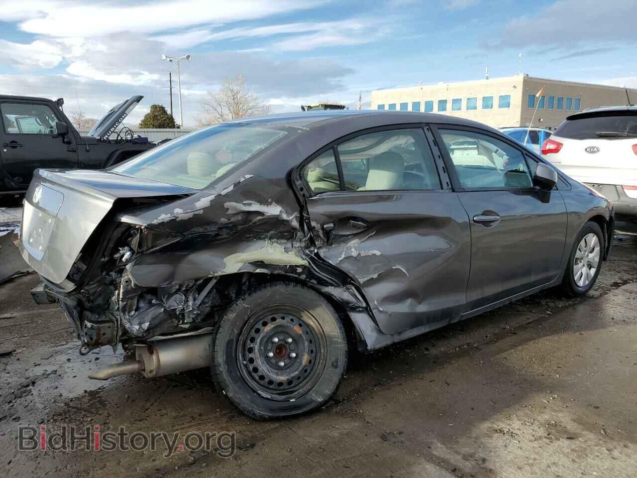 2012 HONDA CIVIC - VIN: 2HGFB2F55CH574842 - Фото 3