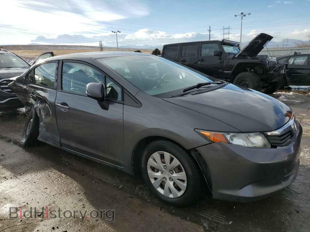 2012 HONDA CIVIC - VIN: 2HGFB2F55CH574842 - Фото 4