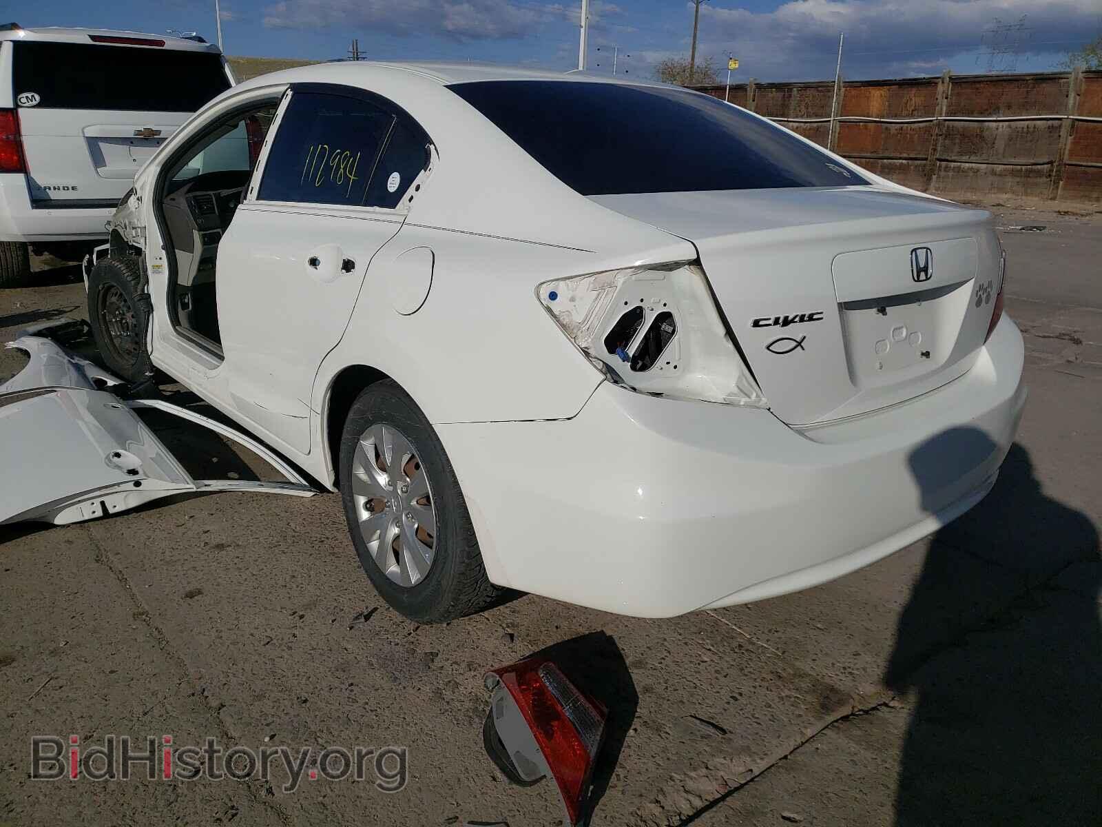 2012 HONDA CIVIC - VIN: 2HGFB2F51CH585949 - Фото 3