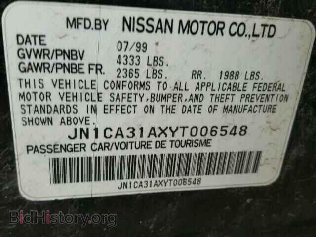 2000 NISSAN MAXIMA - VIN: JN1CA31AXYT006548 - Фото 10