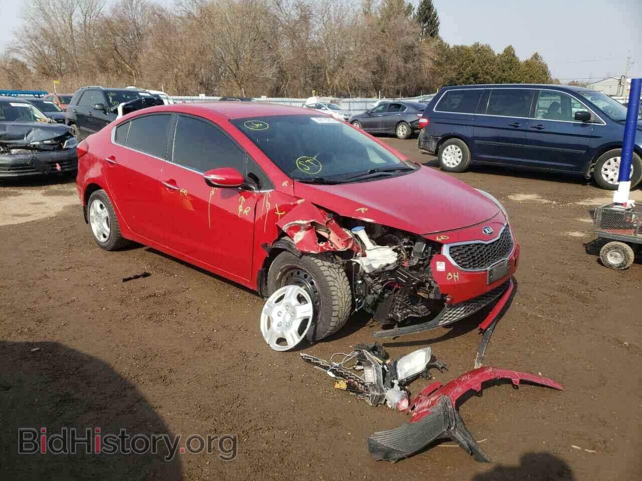 Photo KNAFX4A89E5230922 - KIA FORTE 2014