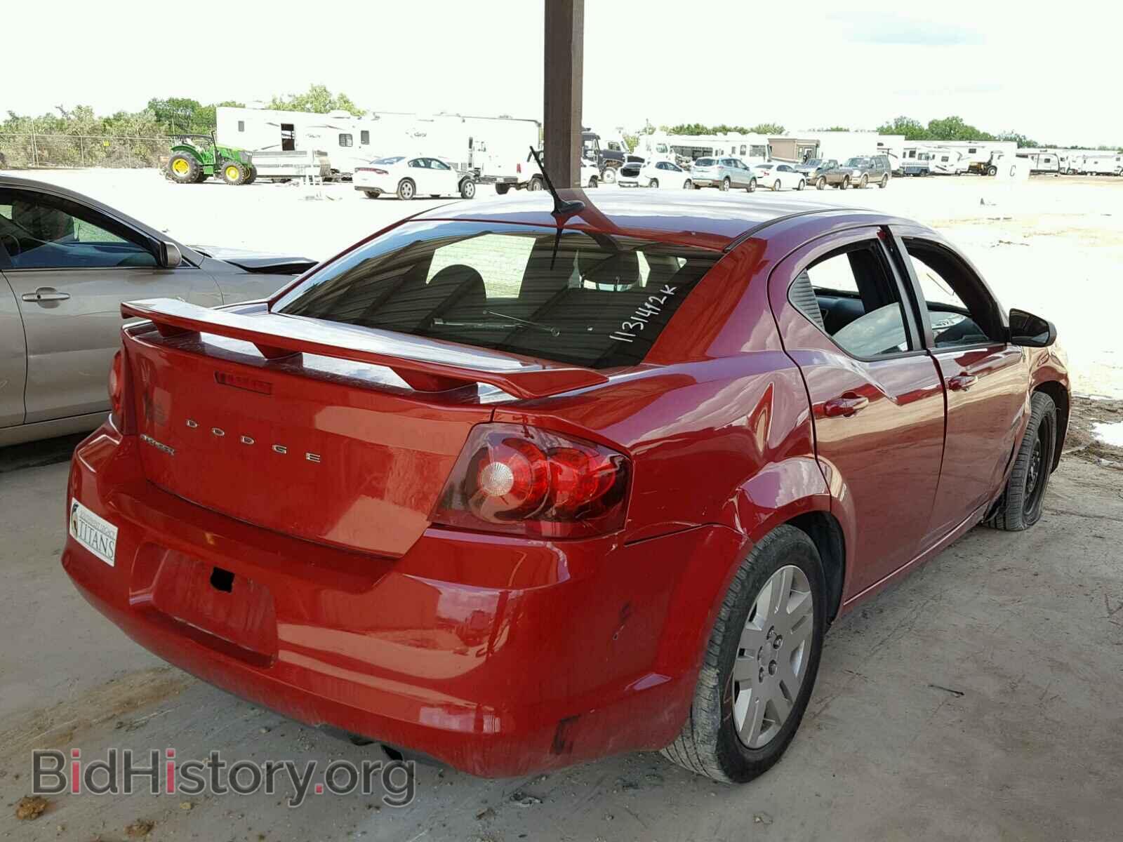 2014 DODGE AVENGER - VIN: 1C3CDZAG7EN110804 - Фото 4