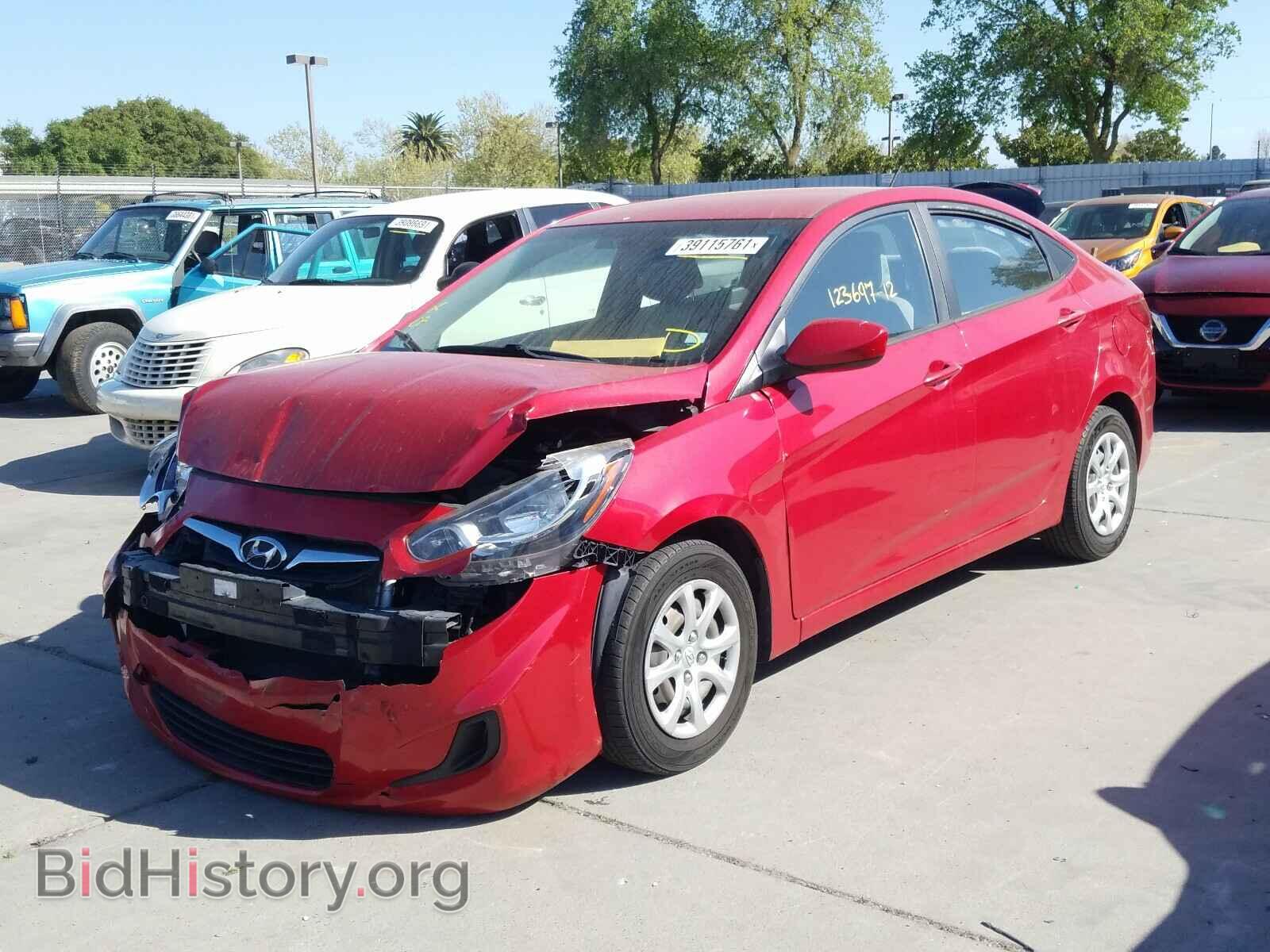 2012 HYUNDAI ACCENT - VIN: KMHCT4AEXCU229963 - Фото 2