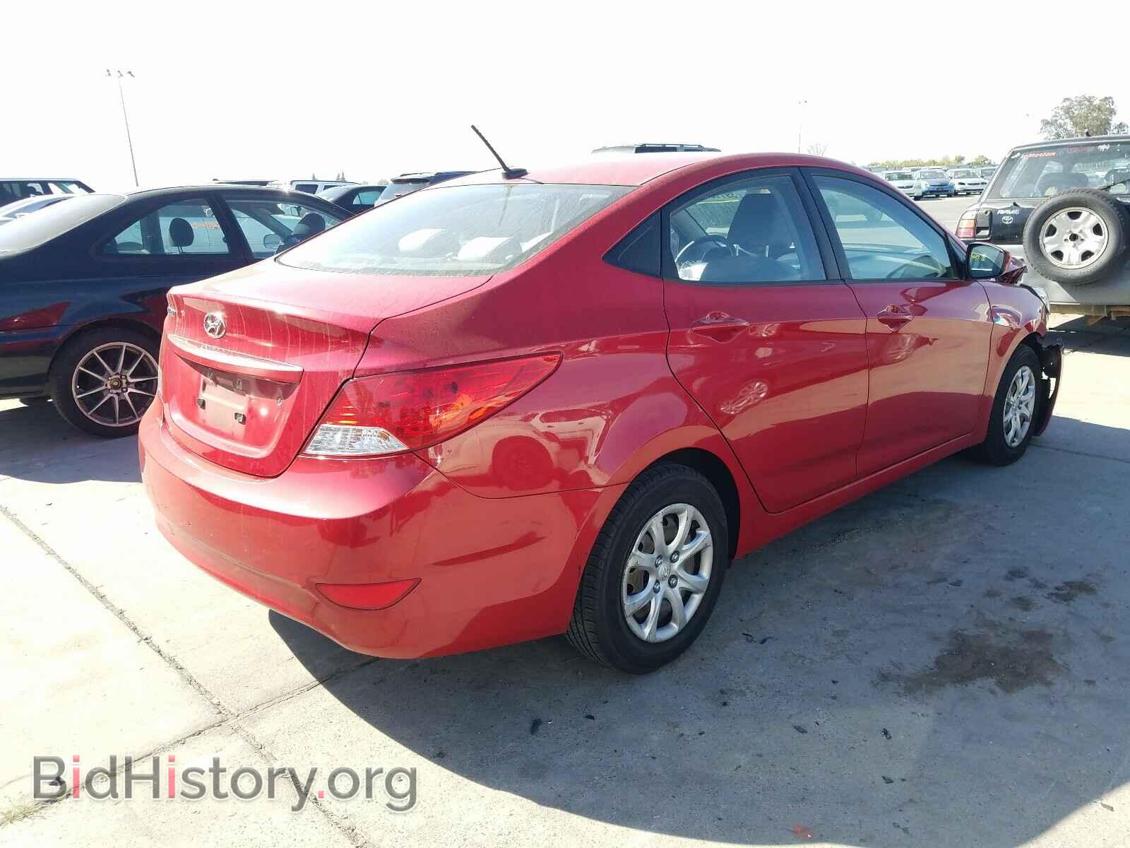 2012 HYUNDAI ACCENT - VIN: KMHCT4AEXCU229963 - Фото 4