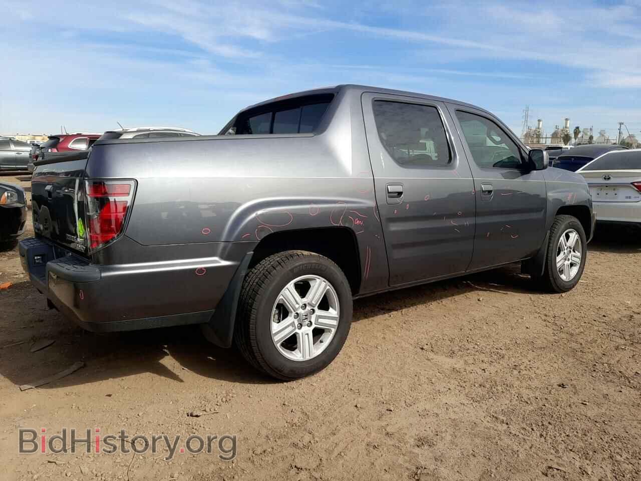 2014 HONDA RIDGELINE - VIN: 5FPYK1F52EB006758 - Фото 3