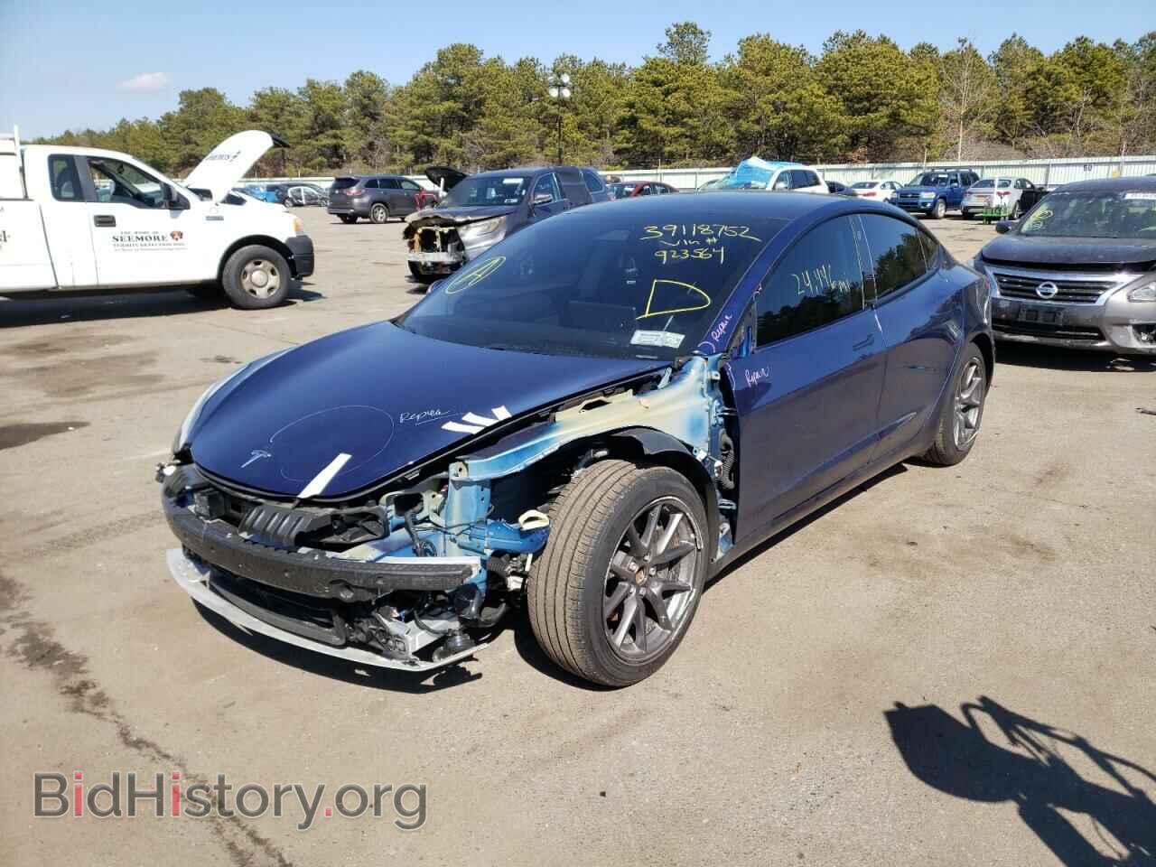 2021 TESLA MODEL 3 - VIN: 5YJ3E1EA6MF923564 - Фото 2