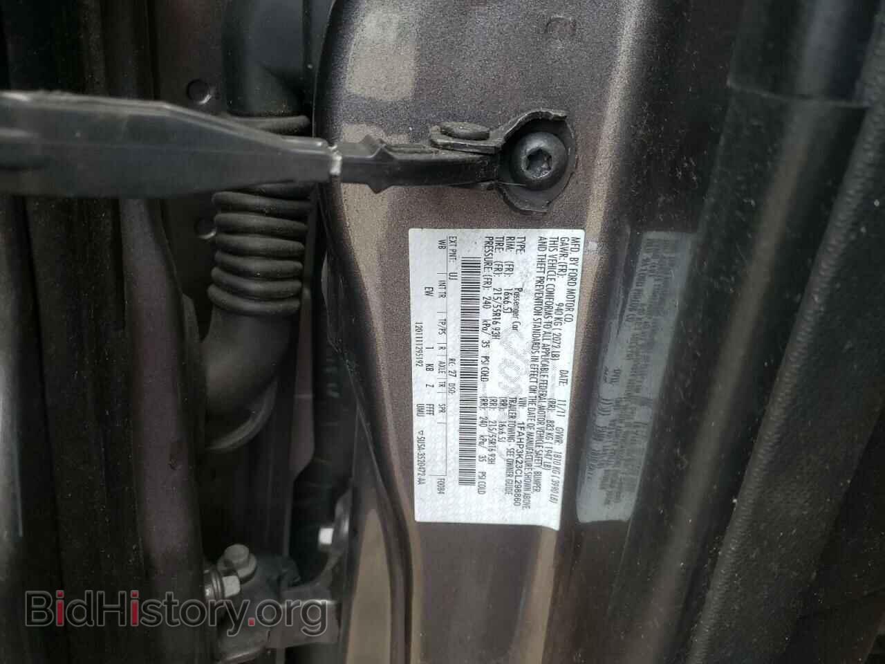 2012 FORD FOCUS - VIN: 1FAHP3K23CL298860 - Фото 10