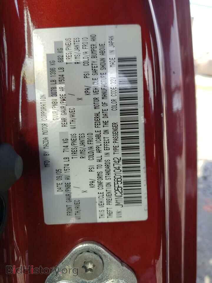 2006 MAZDA MX5 - VIN: JM1NC25F560104742 - Фото 10