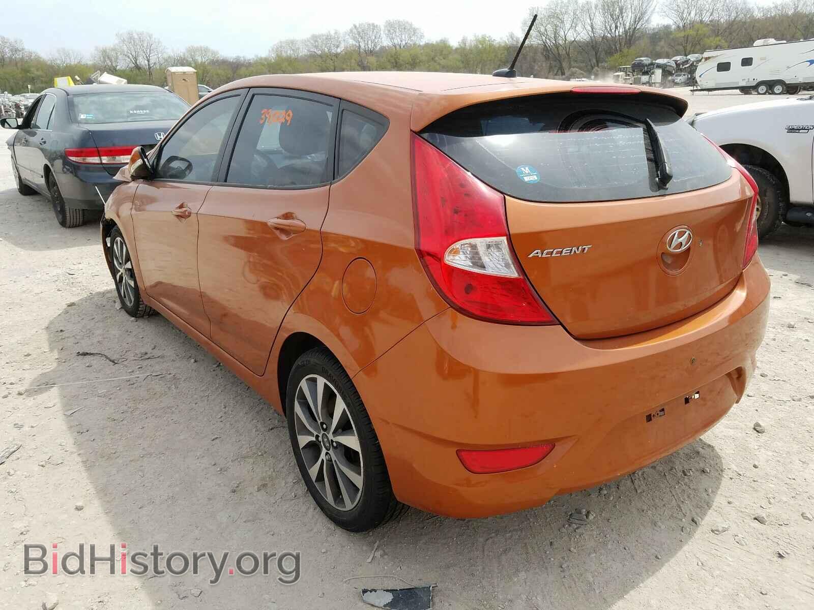 2015 HYUNDAI ACCENT - VIN: KMHCU5AE9FU227077 - Фото 3