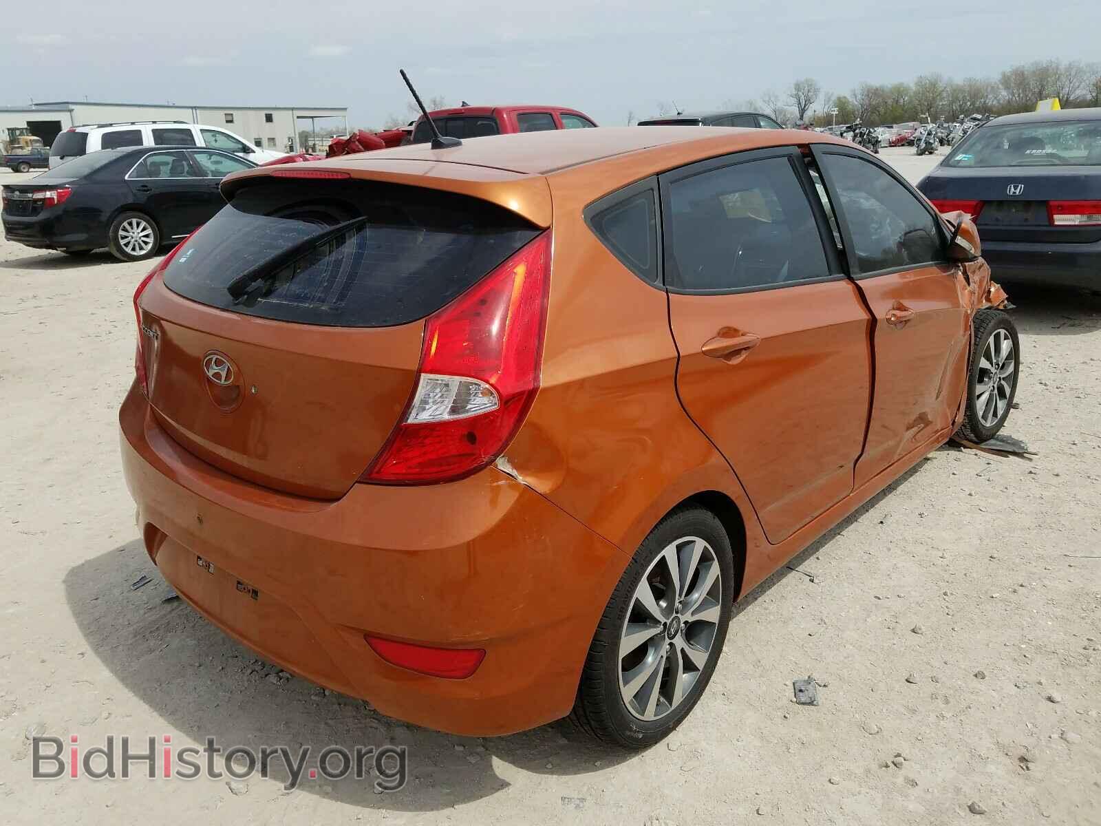 2015 HYUNDAI ACCENT - VIN: KMHCU5AE9FU227077 - Фото 4