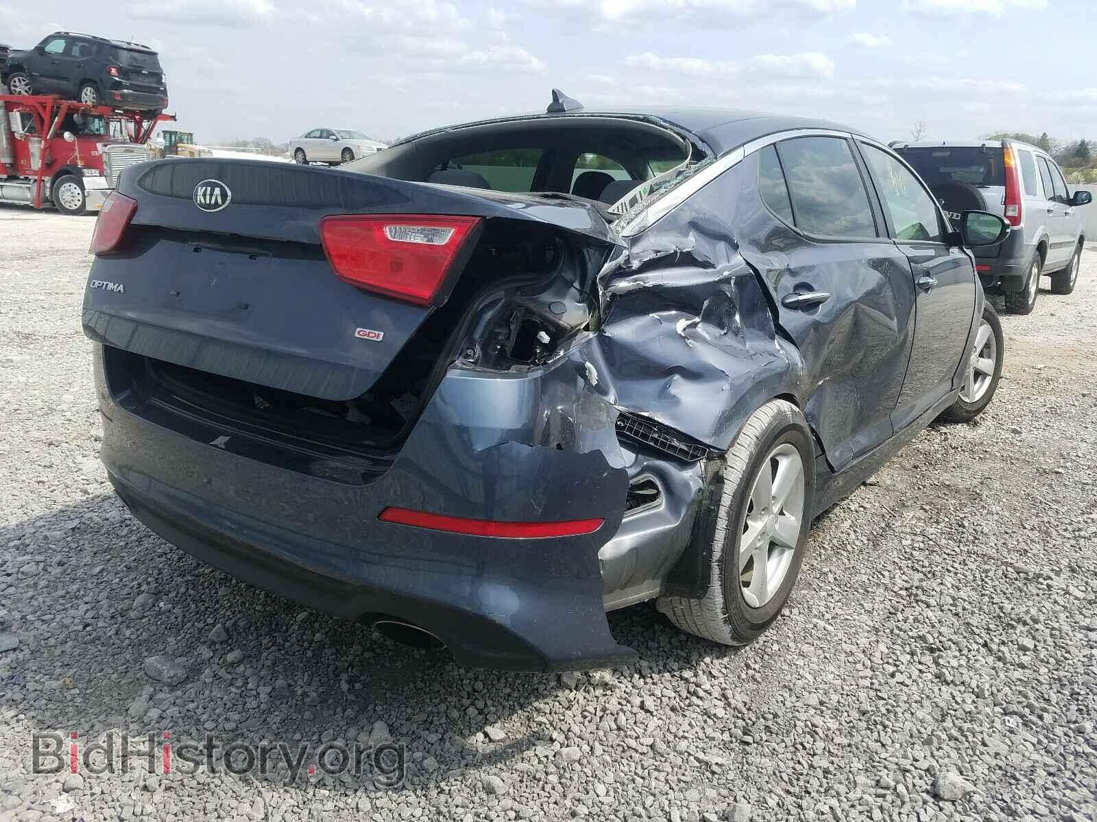 2015 KIA OPTIMA - VIN: KNAGM4A75F5586693 - Фото 4