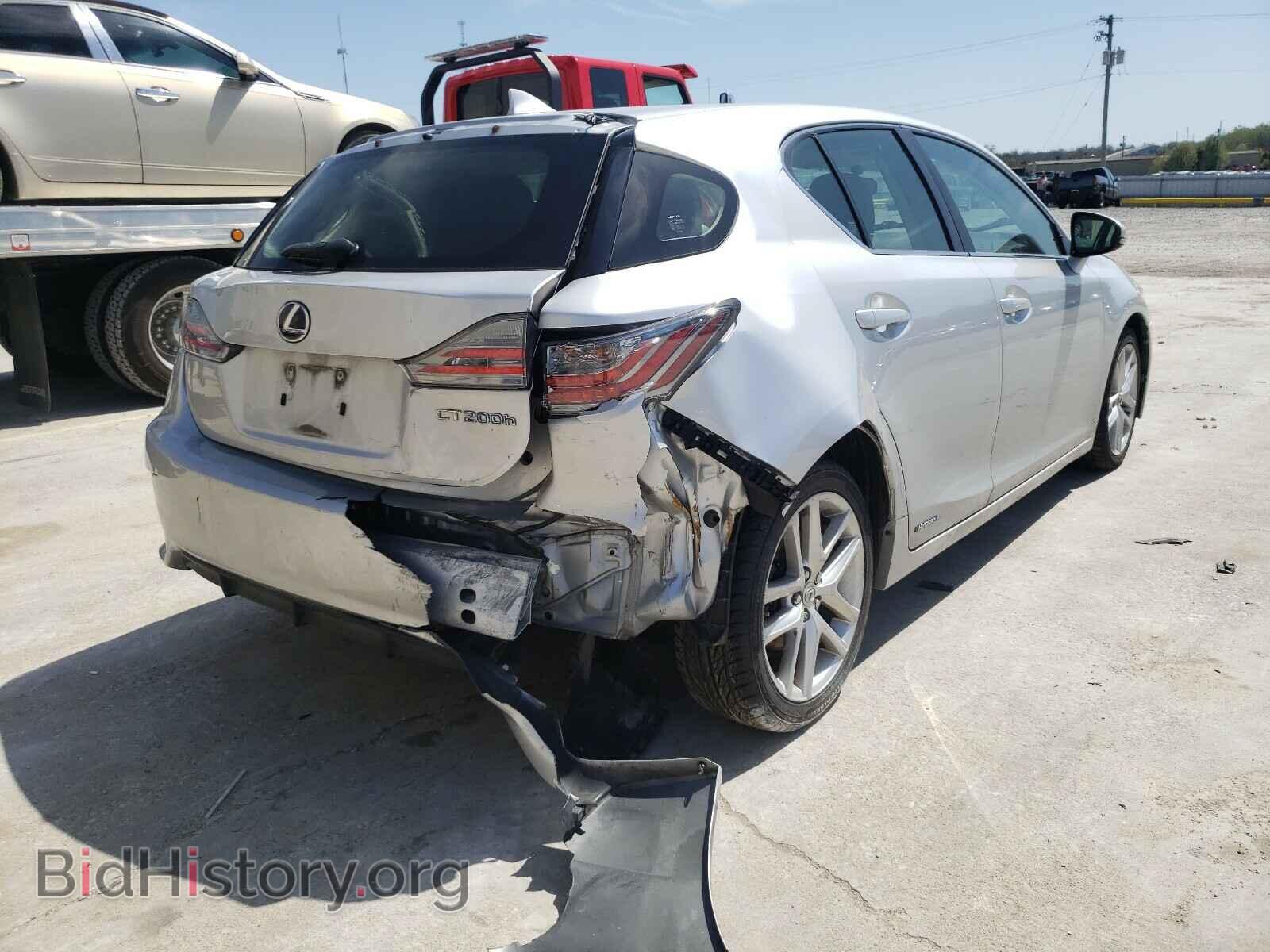 2014 LEXUS CT 200 - VIN: JTHKD5BH2E2183571 - Фото 4