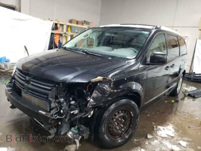 2010 Dodge CARAVAN Grand Cara, черный — VIN 2D4RN4DE2AR412615, Copart