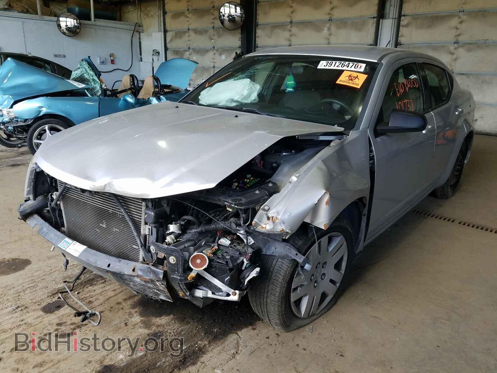 2012 DODGE AVENGER - VIN: 1C3CDZAB3CN322665 - Фото 2