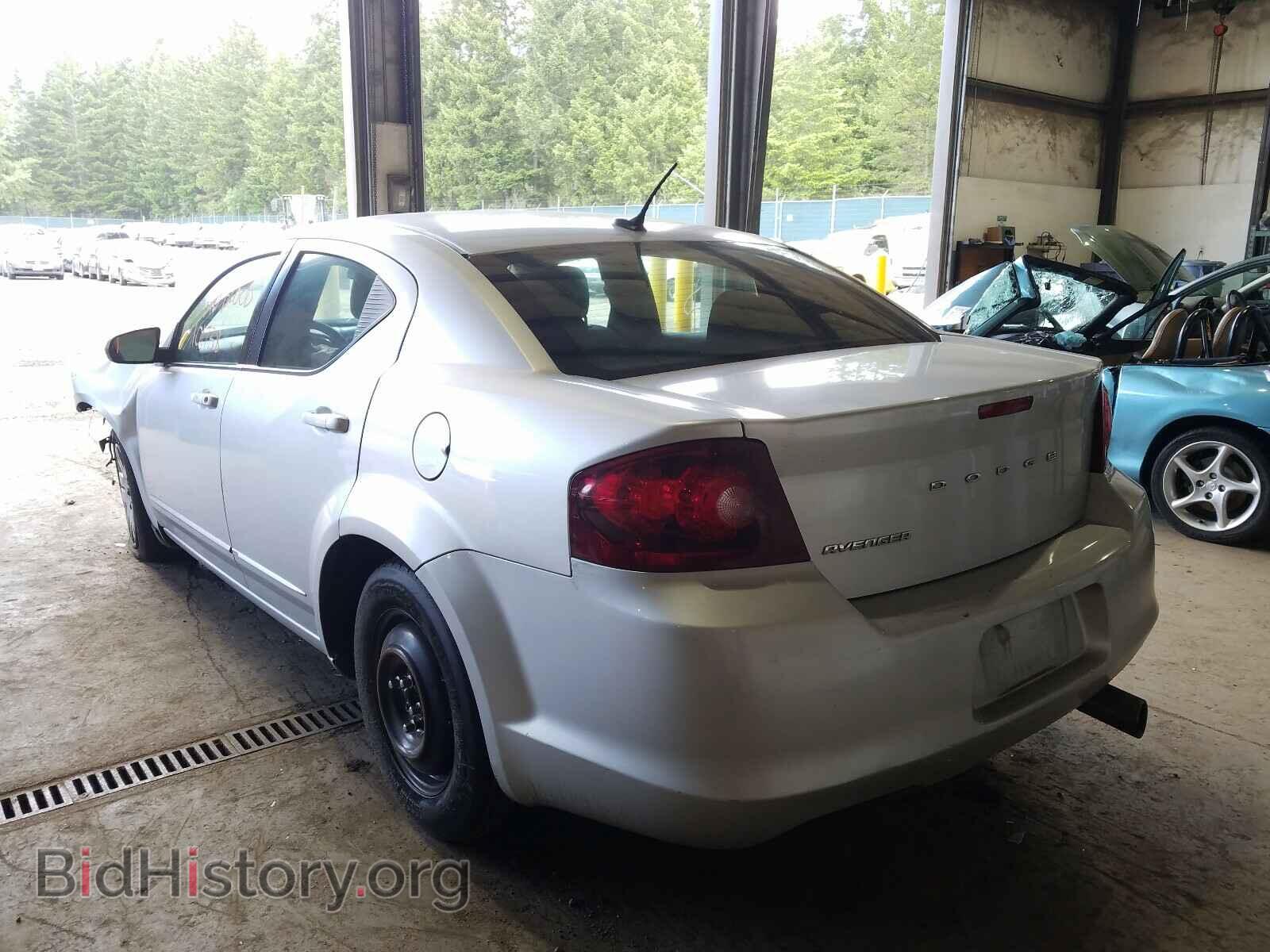 2012 DODGE AVENGER - VIN: 1C3CDZAB3CN322665 - Фото 3