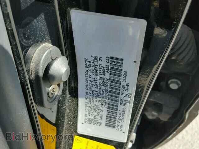 2002 LEXUS ES300 - VIN: JTHBF30G725030932 - Фото 10
