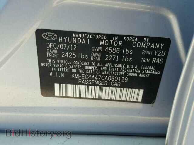 2012 HYUNDAI SONATA - VIN: KMHEC4A47CA060129 - Фото 10