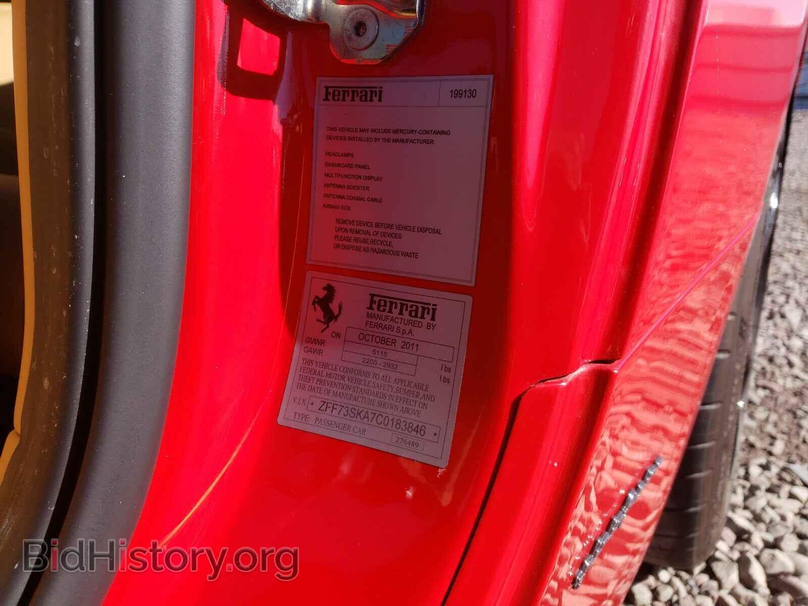 2012 FERRARI FF - VIN: ZFF73SKA7C0183846 - Фото 10