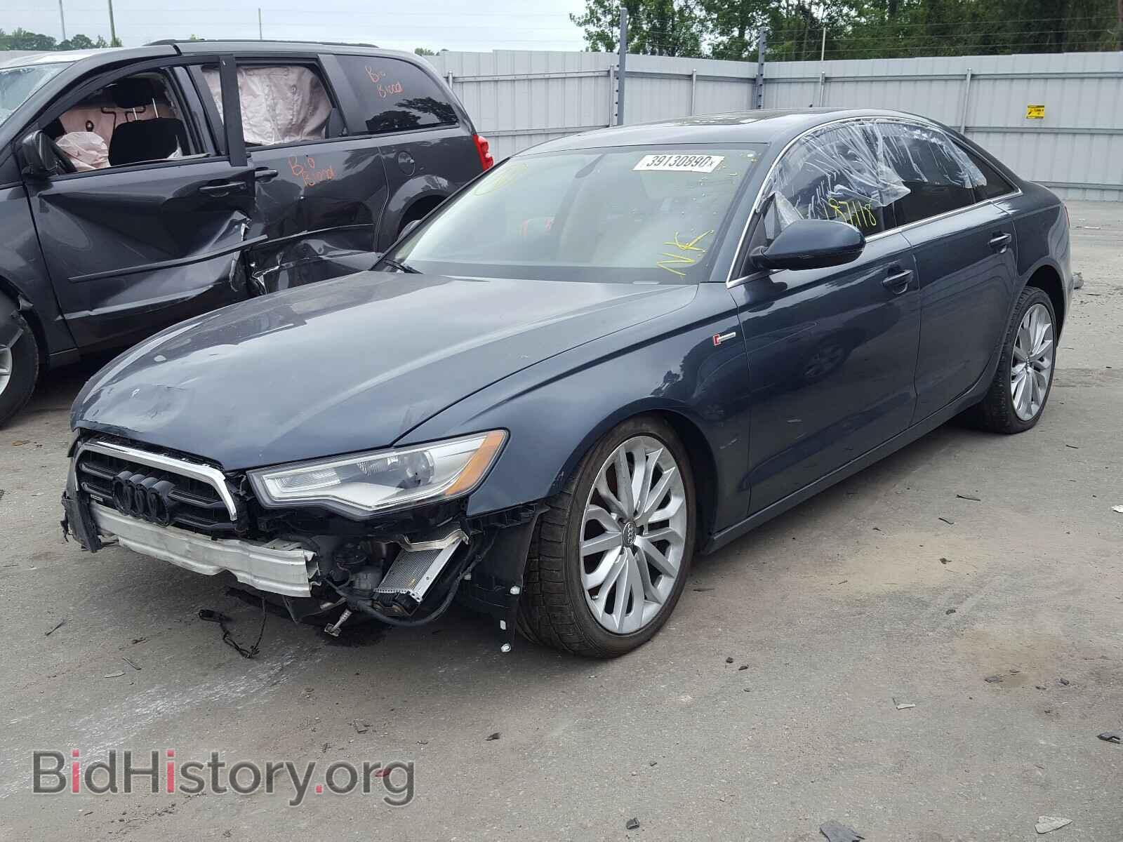 2012 AUDI A6 - VIN: WAUGGAFC9CN123687 - Фото 2