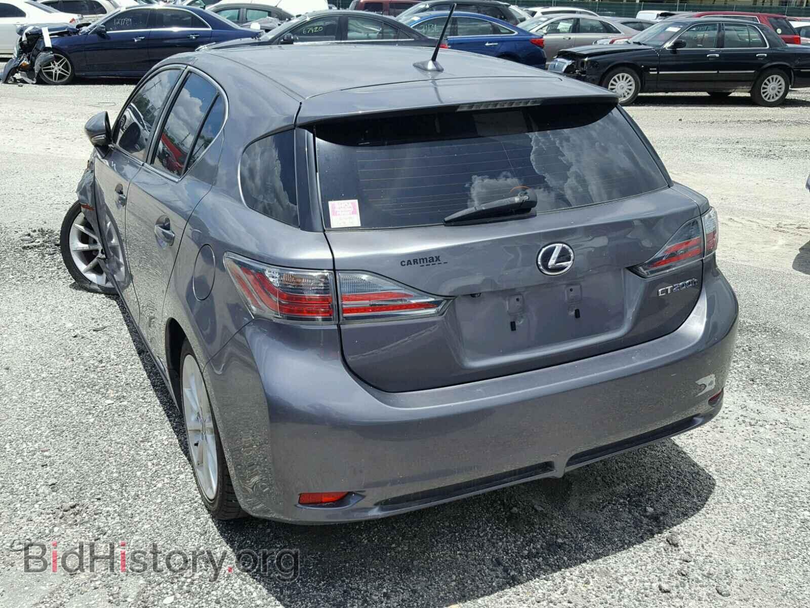 Photo JTHKD5BH9C2069578 - LEXUS CT 200 2012