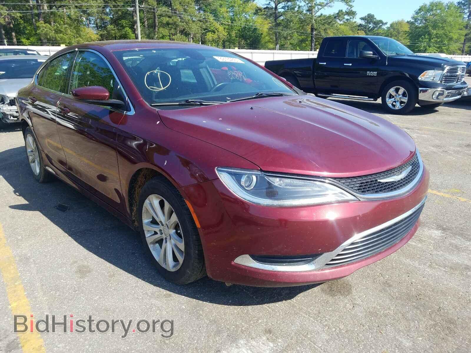 Фотография 1C3CCCAB9GN165505 - CHRYSLER 200 2016