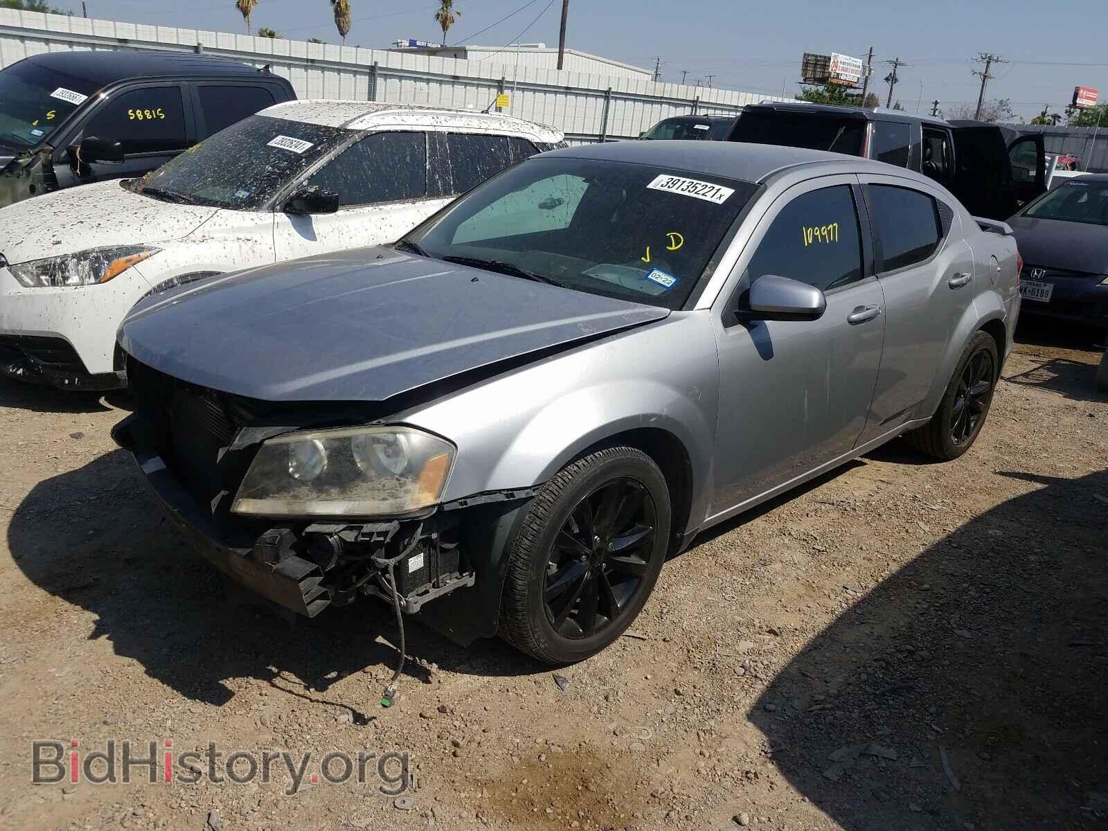 2013 DODGE AVENGER - VIN: 1C3CDZCB9DN627263 - Фото 2