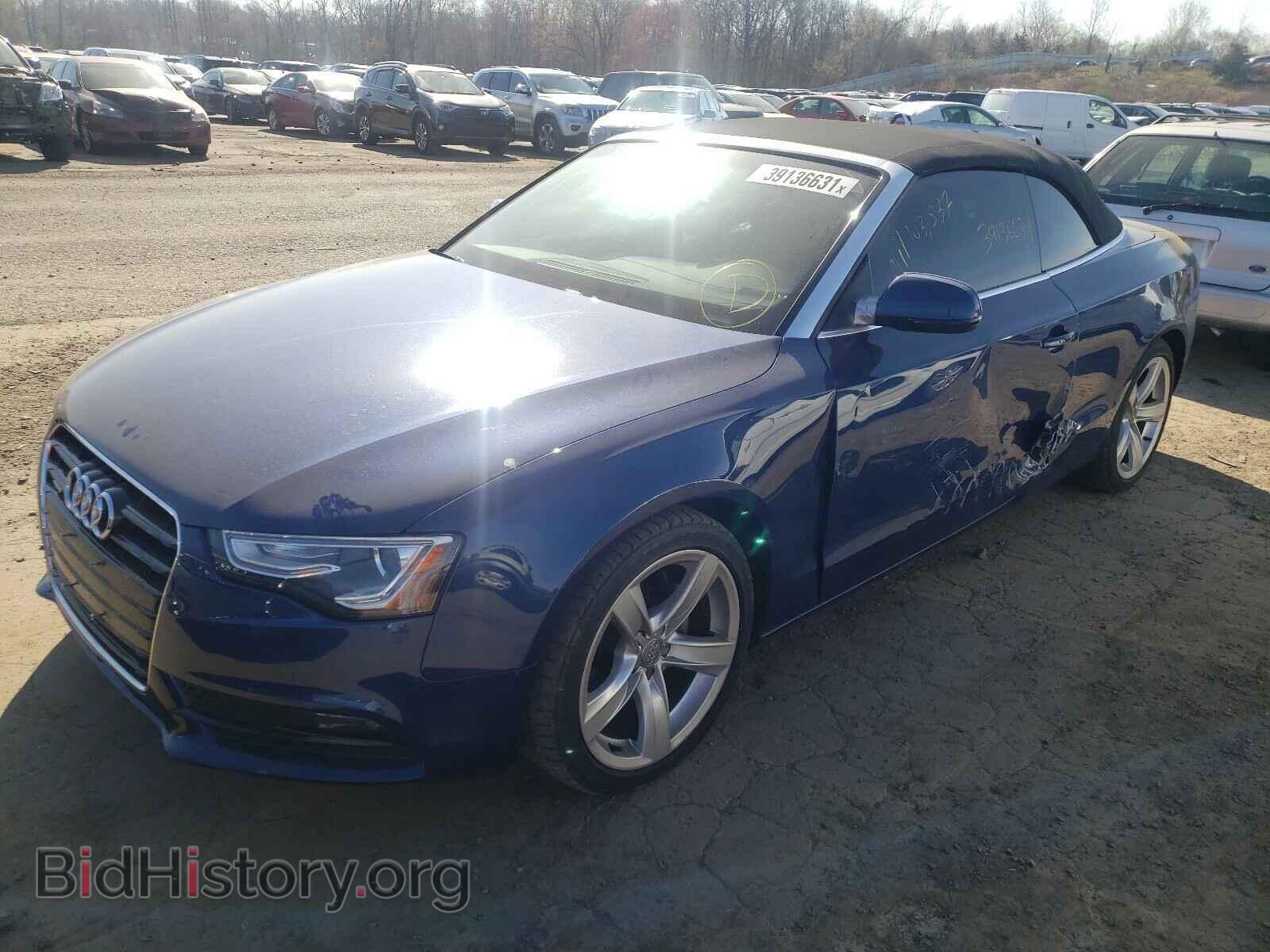 2013 AUDI A5 - VIN: WAULFAFH6DN002260 - Фото 2