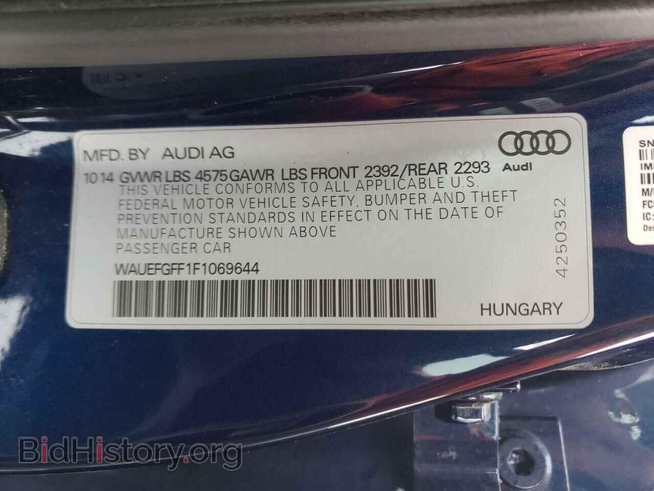 2015 AUDI A3 - VIN: WAUEFGFF1F1069644 - Photo 12