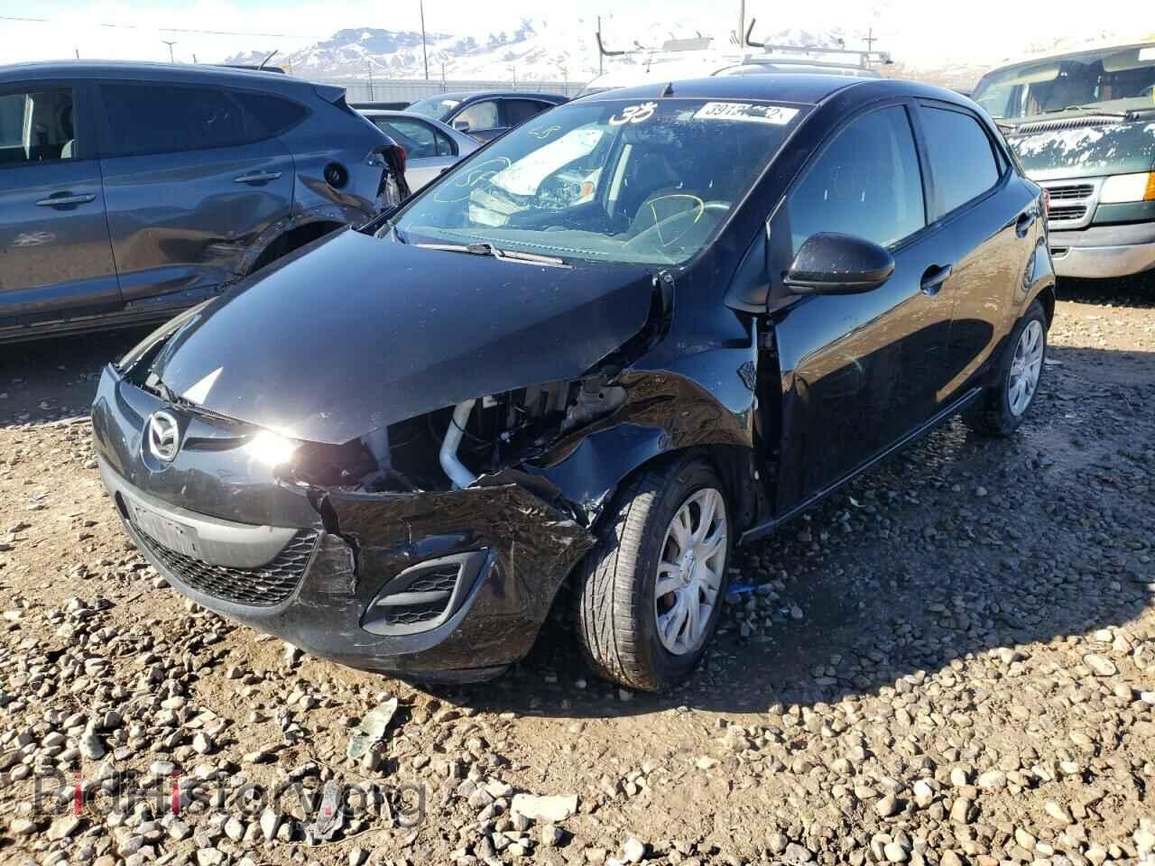 2012 MAZDA 2 - VIN: JM1DE1KZ7C0133590 - Фото 2
