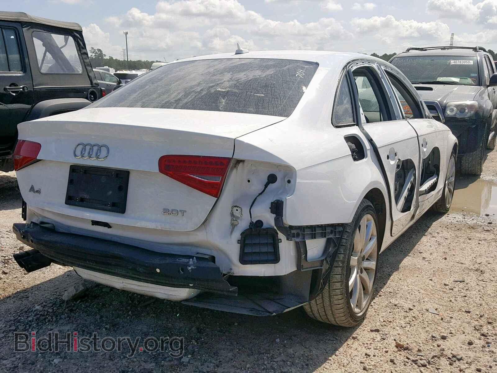 2013 AUDI A4 - VIN: WAUEFAFL9DN039672 - Photo 4