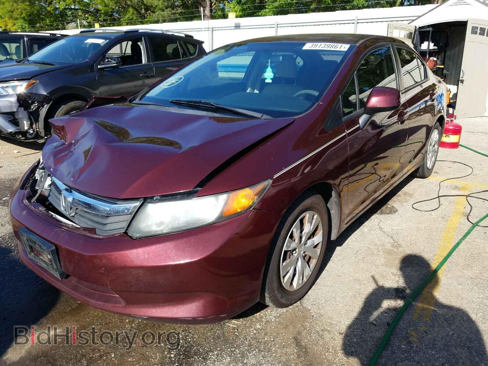 2012 HONDA CIVIC - VIN: 19XFB2F54CE095029 - Фото 2