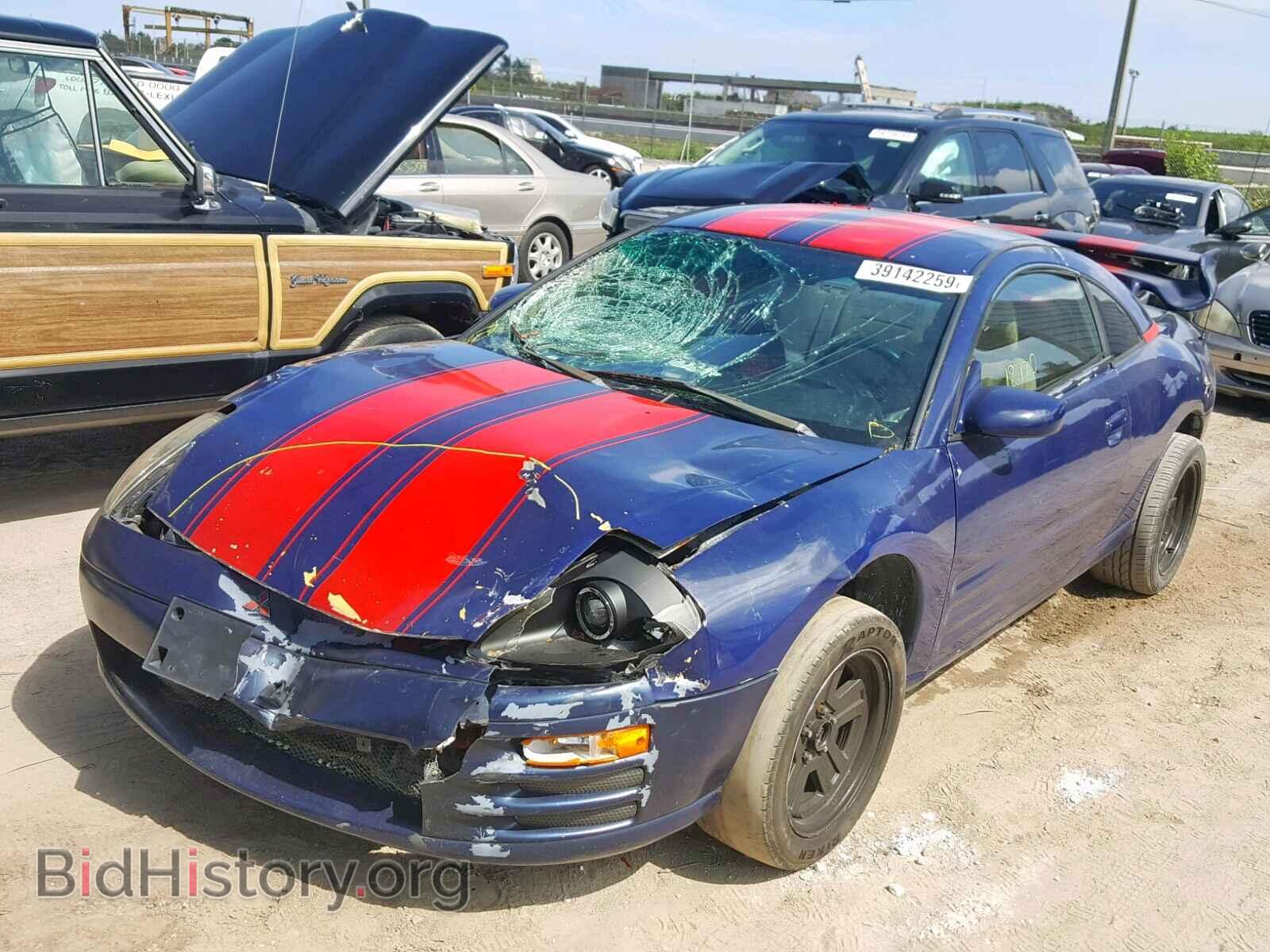 2000 MITSUBISHI ECLIPSE - VIN: 4A3AC34G1YE104755 - Фото 2