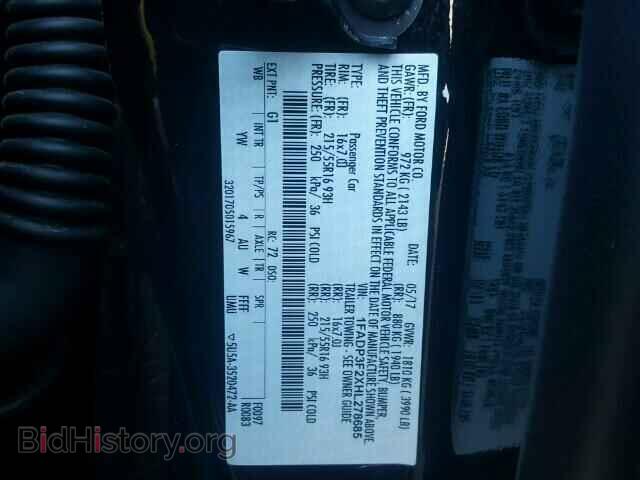 2017 FORD FOCUS - VIN: 1FADP3F2XHL278685 - Фото 10