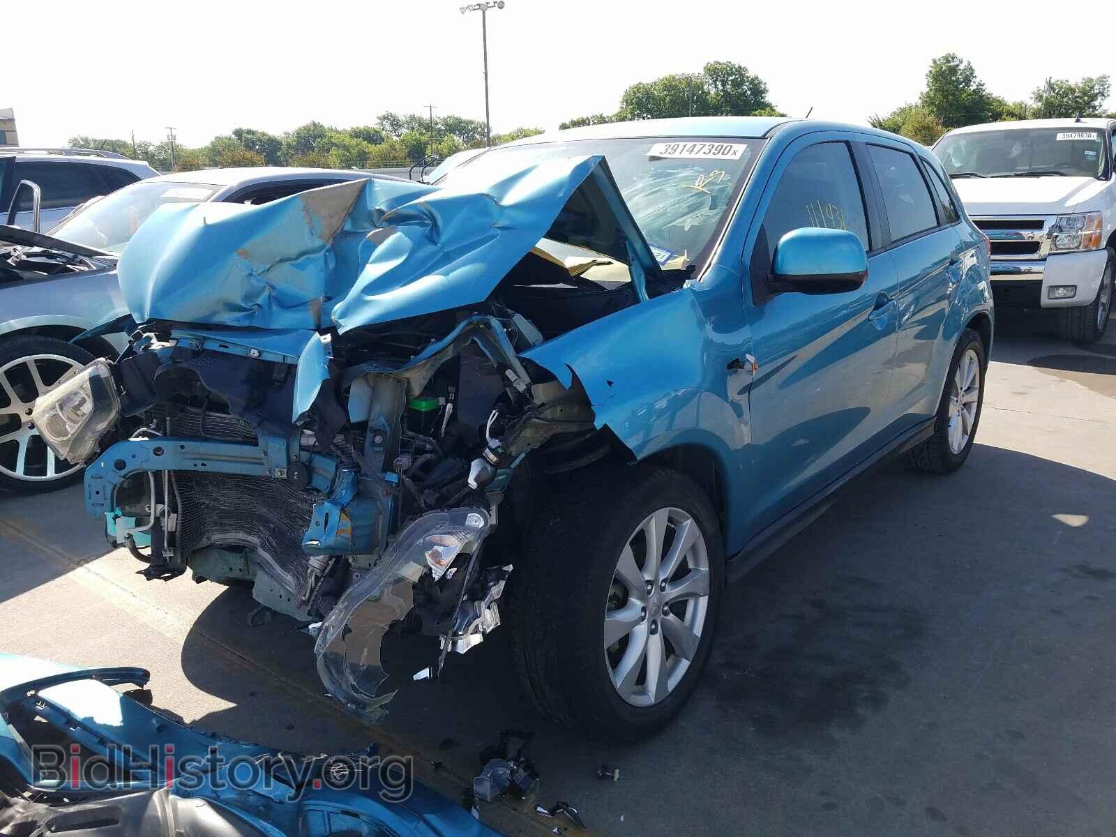 2013 MITSUBISHI OUTLANDER - VIN: 4A4AP3AUXDE003427 - Фото 2