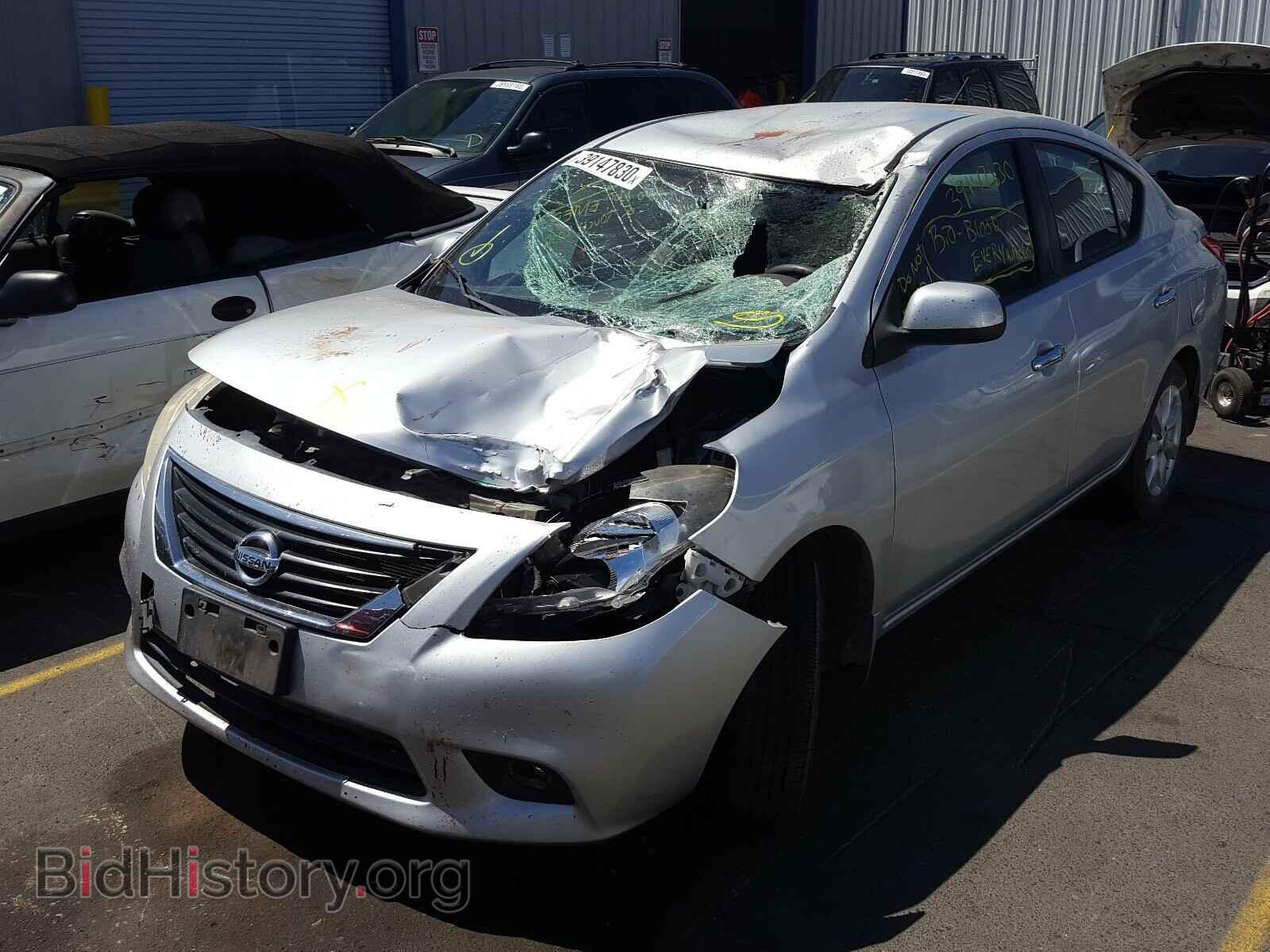2012 NISSAN VERSA - VIN: 3N1CN7AP6CL907817 - Фото 2