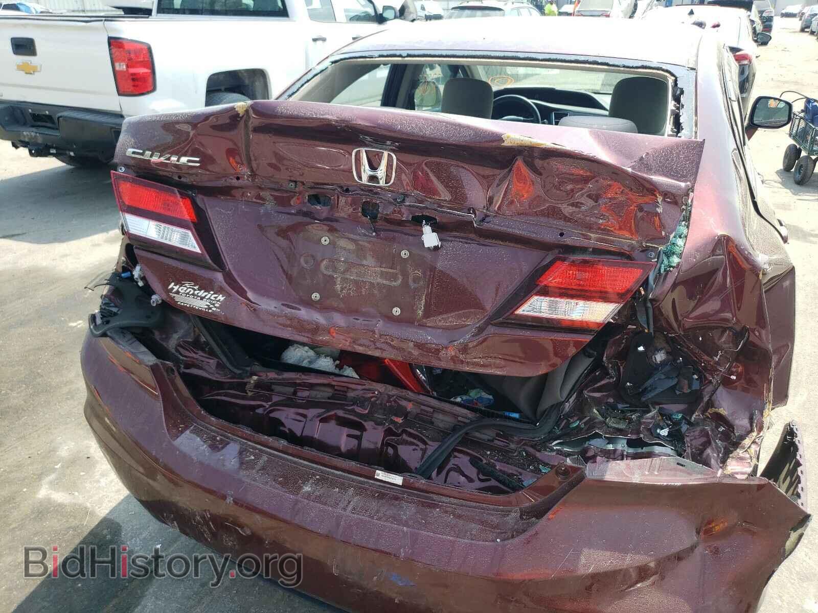 2013 HONDA CIVIC - VIN: 19XFB2F8XDE062547 - Фото 9