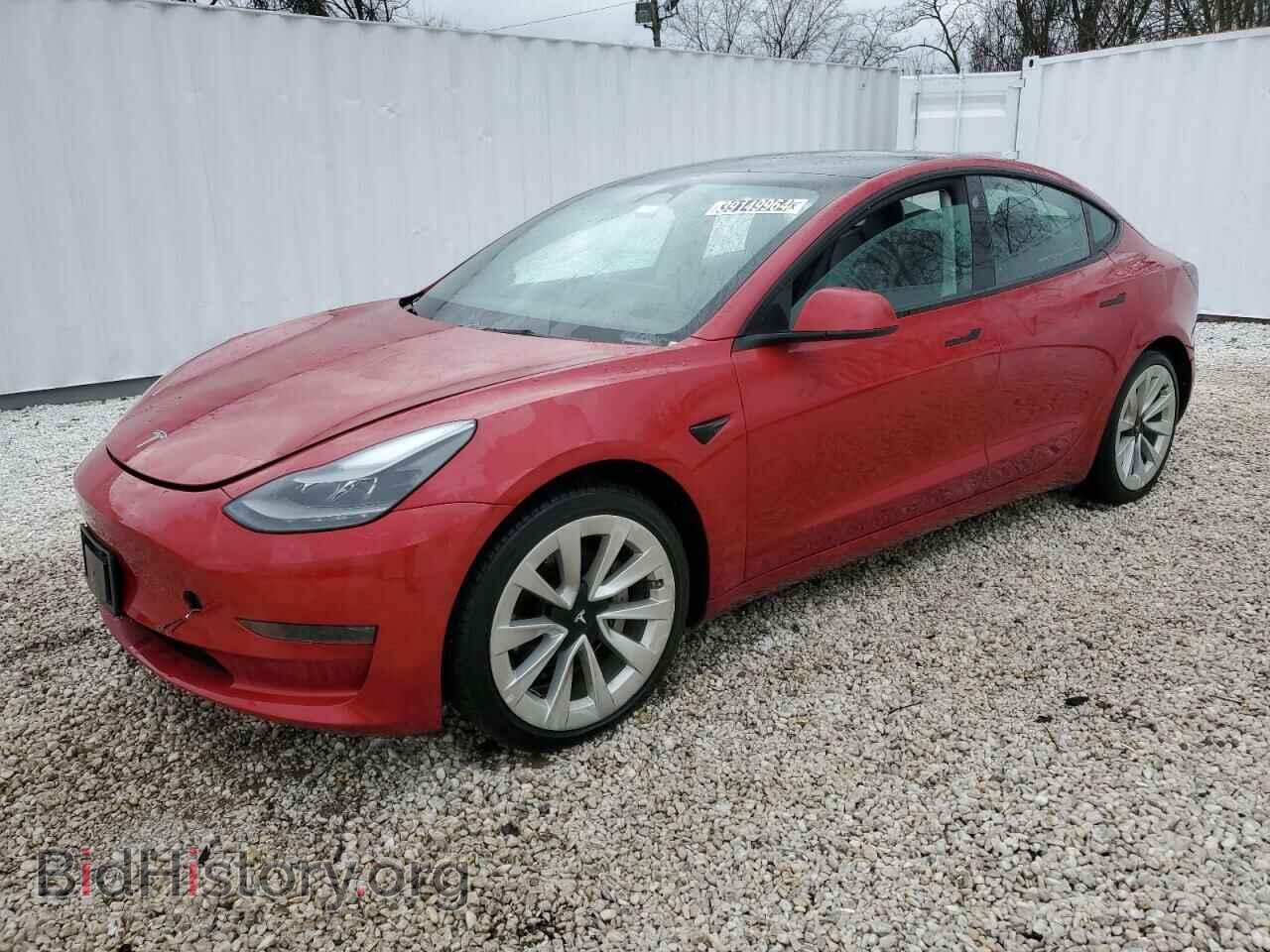 Фотография 5YJ3E1EA5NF185872 - TESLA MODEL 3 2022