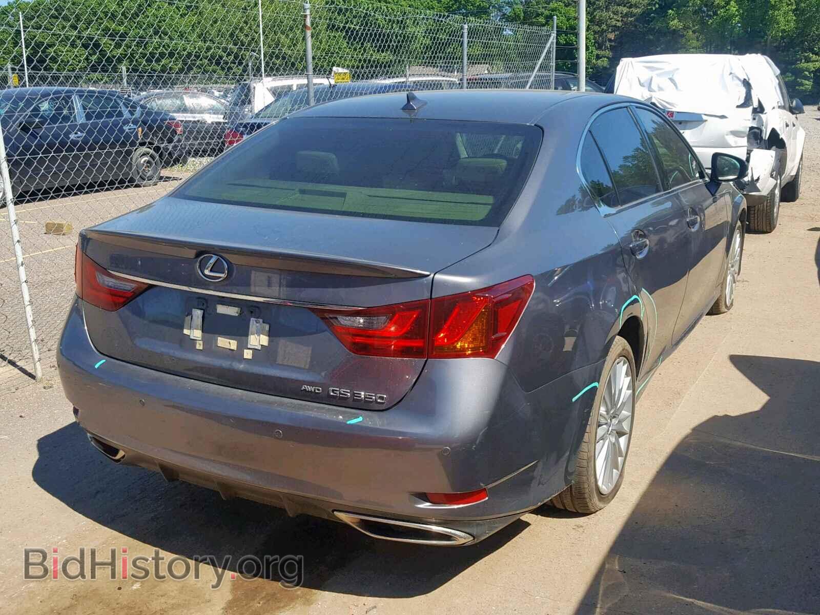 2013 LEXUS GS350 - VIN: JTHCE1BL8D5013517 - Фото 4