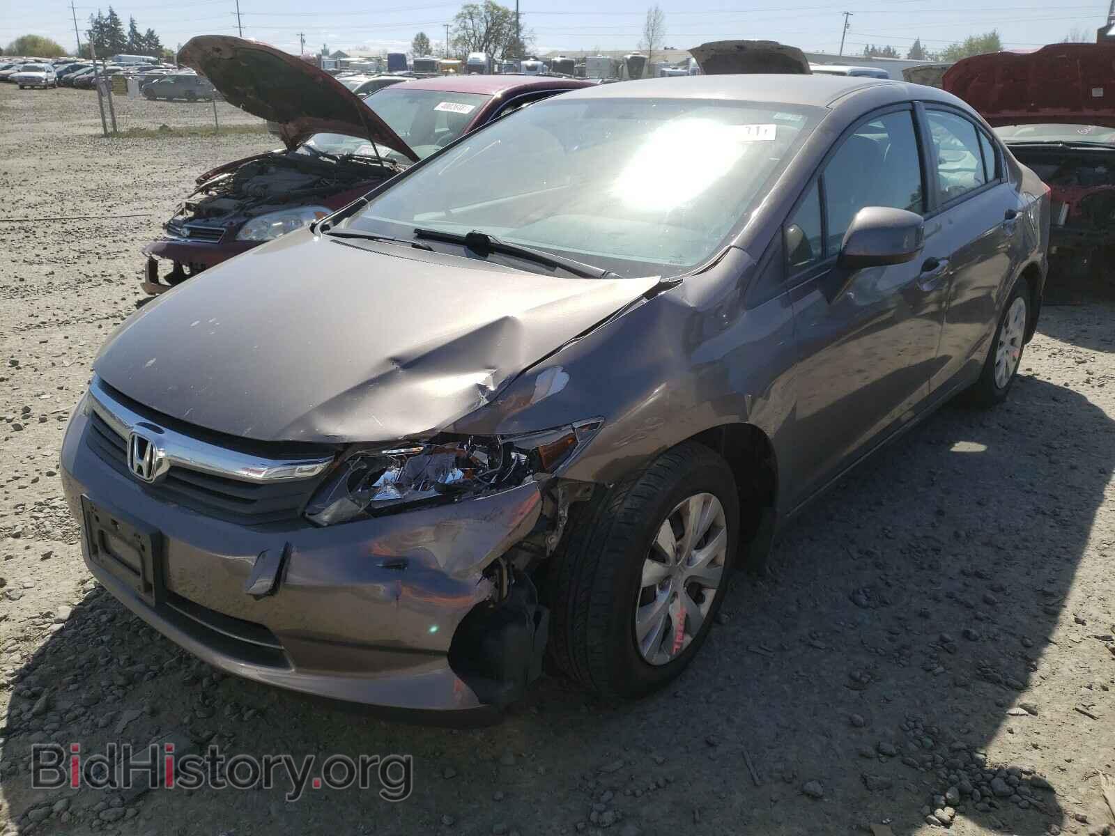 2012 HONDA CIVIC - VIN: 2HGFB2F52CH598046 - Фото 2