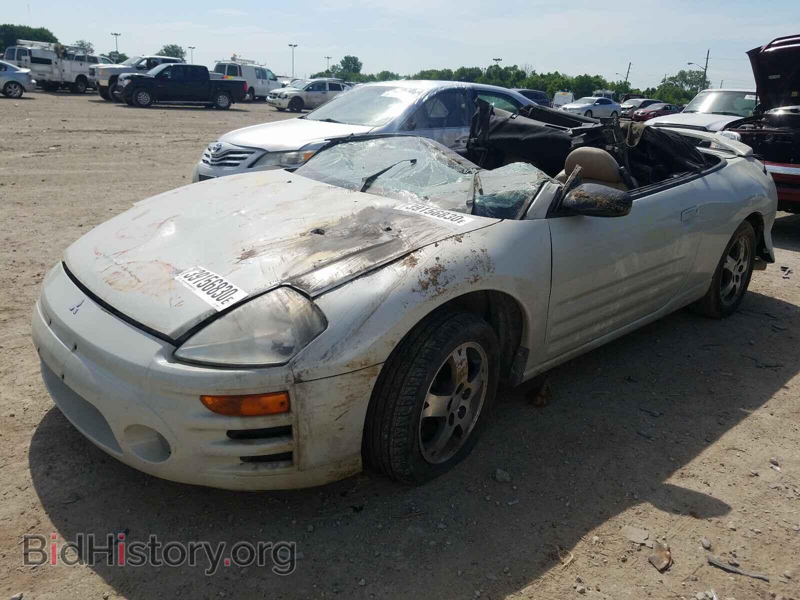 2003 MITSUBISHI ECLIPSE - VIN: 4A3AE45G73E141042 - Фото 2