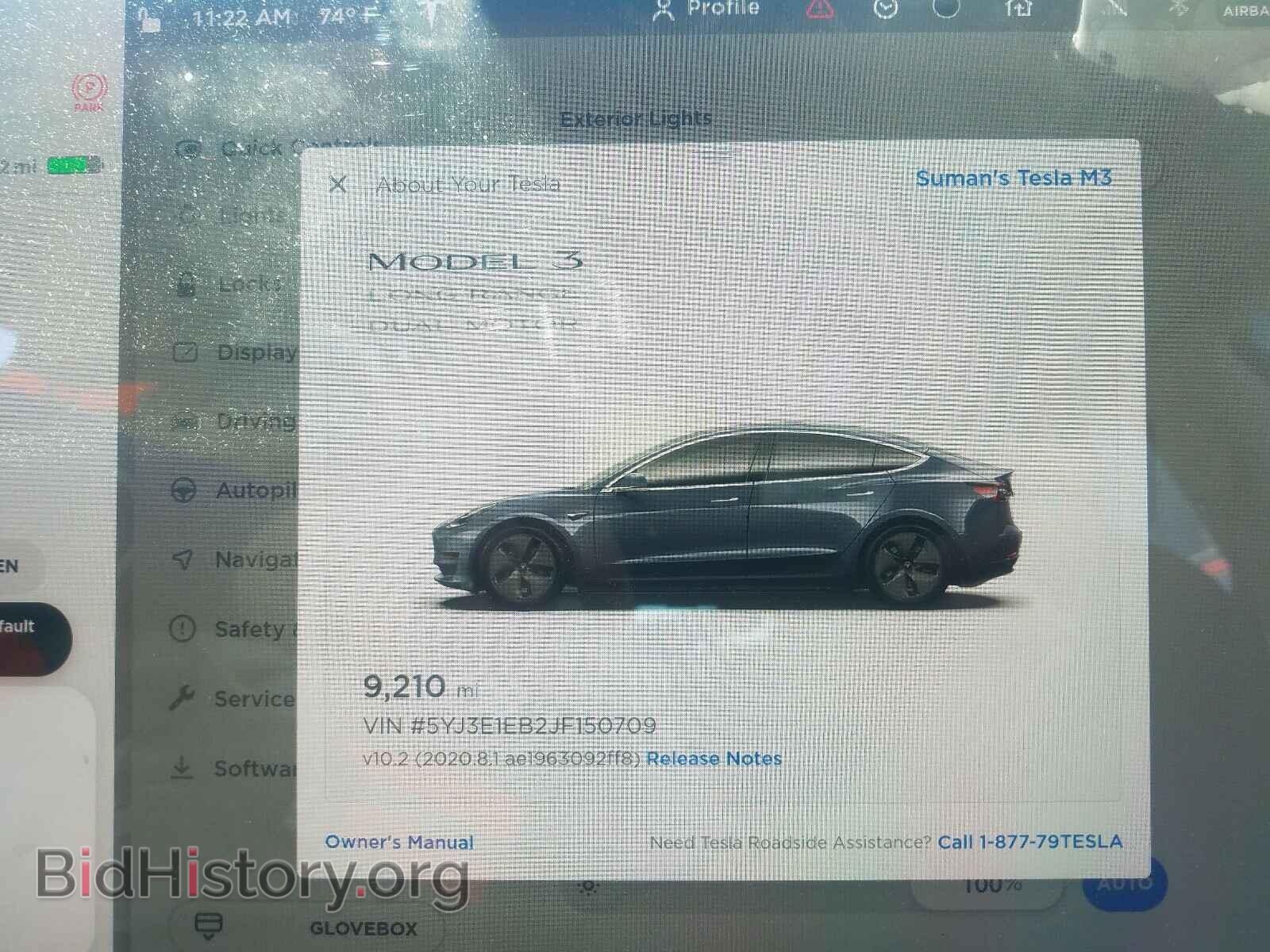 2018 TESLA MODEL 3 - VIN: 5YJ3E1EB2JF150709 - Фото 8