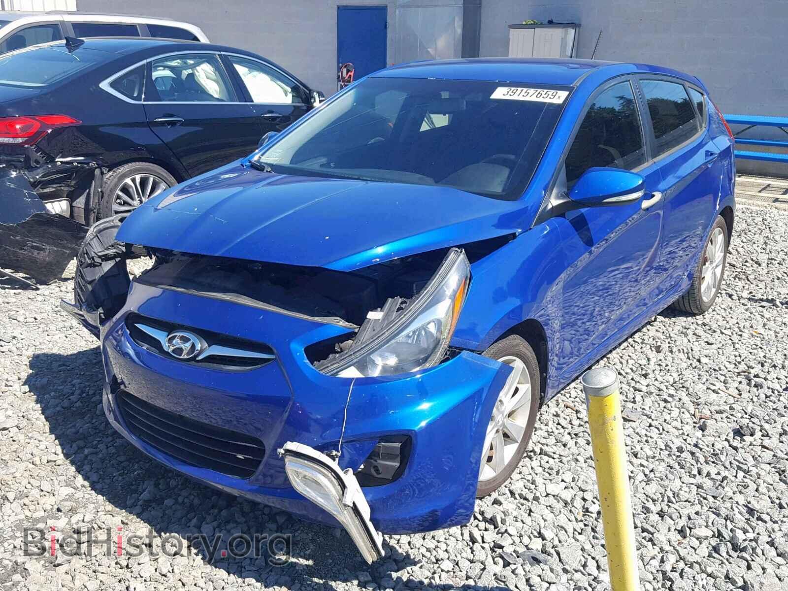 2013 HYUNDAI ACCENT - VIN: KMHCU5AE1DU062087 - Фото 2
