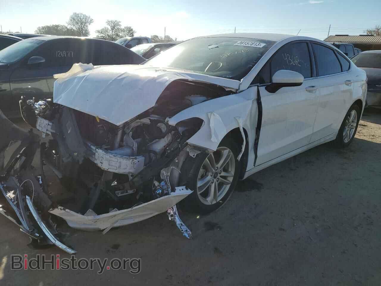 Photo 3FA6P0LU8JR234950 - FORD FUSION 2018