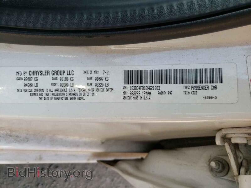 2011 Dodge AVENGER (VIN 1B3BD4FB1BN621283) — фото 10 из 10