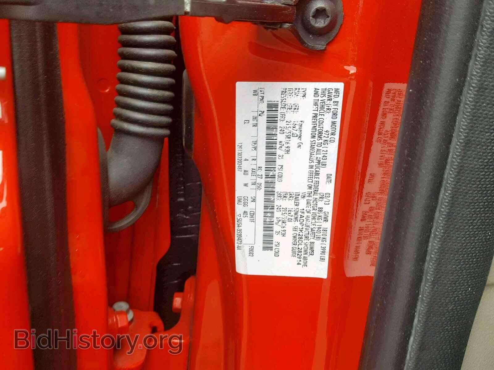 2013 FORD FOCUS SE - VIN: 1FADP3K28DL282914 - Фото 10
